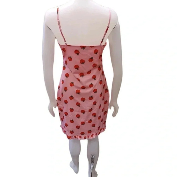 Daisy Street ASOS Strawberry Print Mini Dress Size 6 - Picture 7 of 16